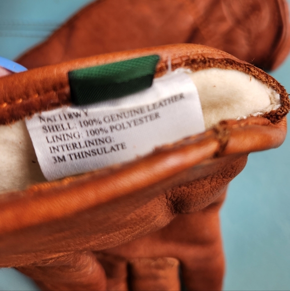 CABELA'S Loved Ranch Work Thinsulate Insulation Lined Golden Leather Gloves S - Picture 16 of 16